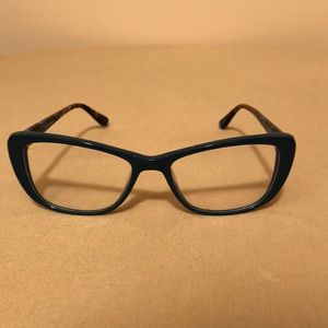 WENZH women’s teal/turquoise designer glasses NWT